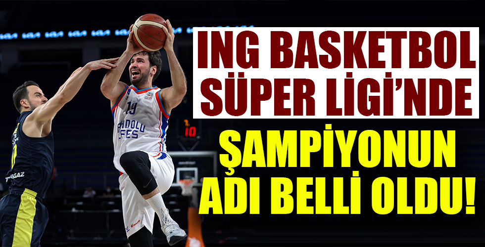 Anadolu Efes şampiyon oldu!