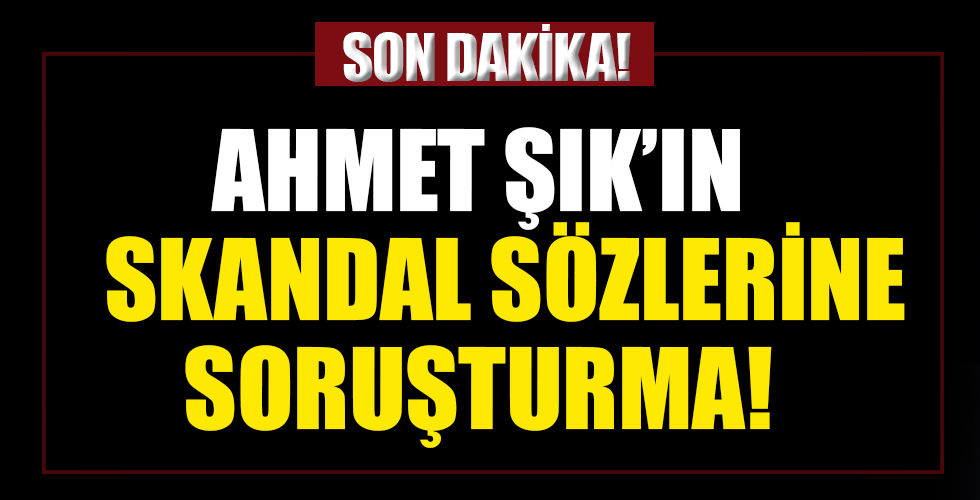 Ahmet Şık hakkında soruşturma başlatıldı!