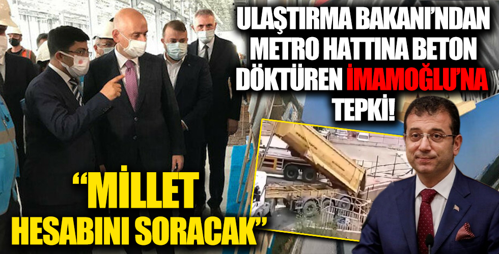 Bakan Karaismailoğlu 'İstanbullu bunu da gördü' diyerek üzüntüsünü dile getirdi: Millet hesabını soracak!