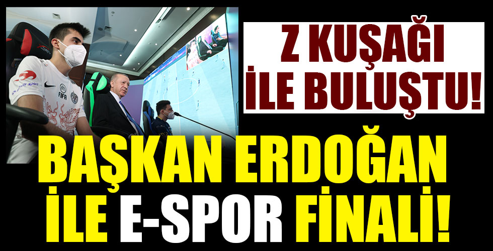 Başkan Erdoğan E-spor finalinde!