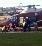 AMBULANS HELİKOPTER - 8 Yasindaki Çocuga Hafriyat Kamyonu Çarpti