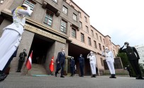 LETONYA - Bakan Akar, Letonya Basbakan Yardimcisi Ve Savunma Bakani Pabriks Ile Bir Araya Geldi