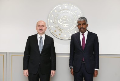 Bakan Karaismailoglu, Angola Ulastirma Bakani Ricardo Viegas D'abreu Ile Bir Araya Geldi