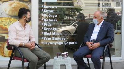 Baskan Esat Öztürk Esnaf Ziyaretlerine Devam Ediyor