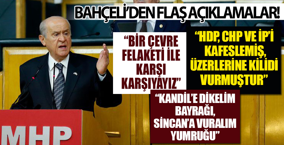 MHP Genel Başkanı Bahçeli'den önemli açıklamalar!