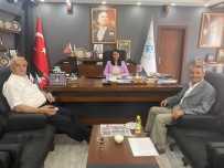 HIKMET ÖZTÜRK - Baskan Tekin'e Eski Baskanlardan Ziyaret