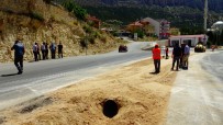 ERMENEK - Ermenek'te Sanayi Yoluna Yeni Kavsak Çalismasi