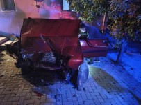 ÇAKAL - Kontrolden Çikan Araç Saglik Evinin Bahçe Duvarina Çarpti Açiklamasi 1 Ölü