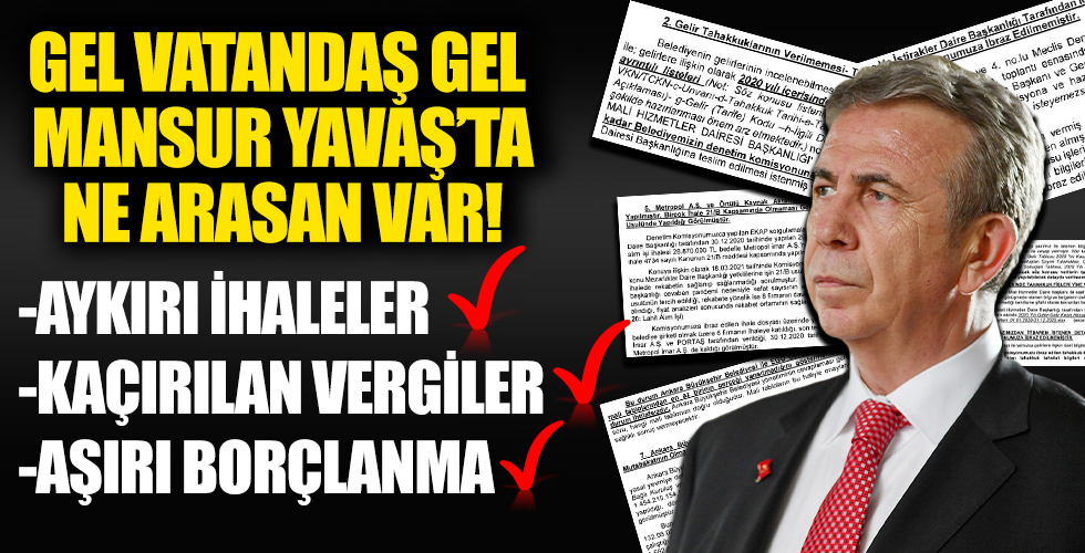 Mevzuata aykırı ihaleler, denetimden kaçırılan veriler, limitleri aşılan borçlanmalar