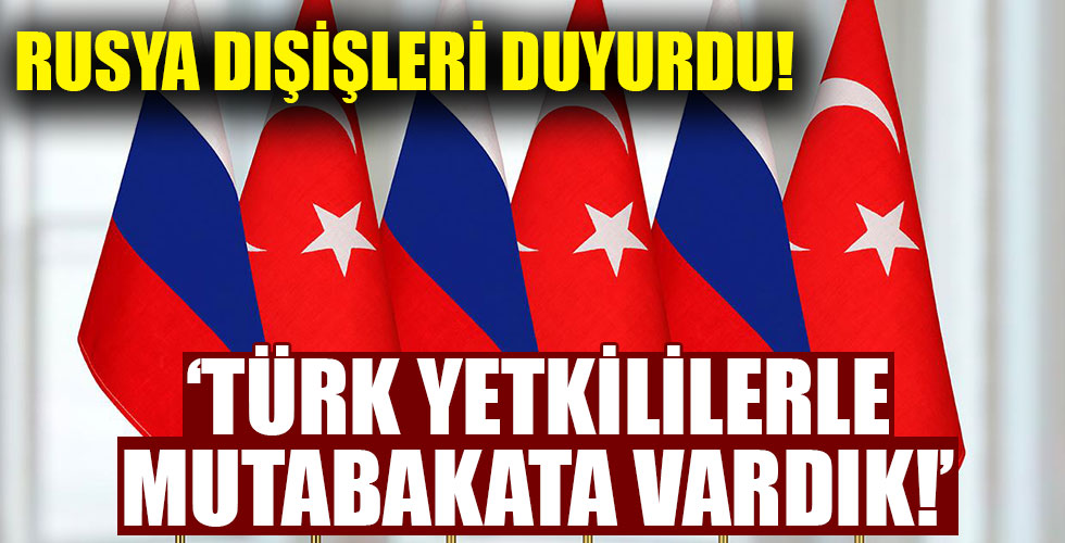 Rusya Dışişleri'nden Türkiye açıklaması!