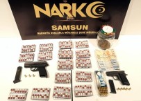 NARKOTIK - Samsun'da Uyusturucu Ve Silahla Yakalanan 2 Kisi Gözaltina Alindi
