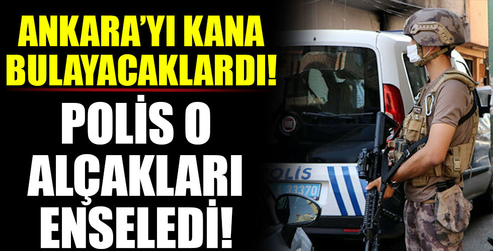 Ankara'da katliama hazırlanan 3 terörist yakalandı!