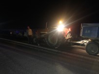 Baskent'te Traktöre Arkadan Çarpan Otomobilin Sürücüsü Öldü