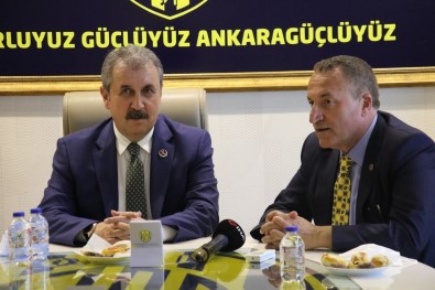 BBP Genel Baskani Destici'den MKE Ankaragücü'ne Ziyaret