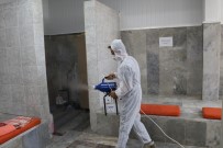 DEZENFEKSİYON - Havza'da Hizmet Vermeye Baslayan Kaplicalar Dezenfekte Edildi