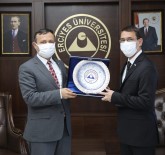 TÜRKMENISTAN - Türkmenistan Büyükelçisi Isankuli Amanliyev, Rektör Çalis'i Ziyaret Etti