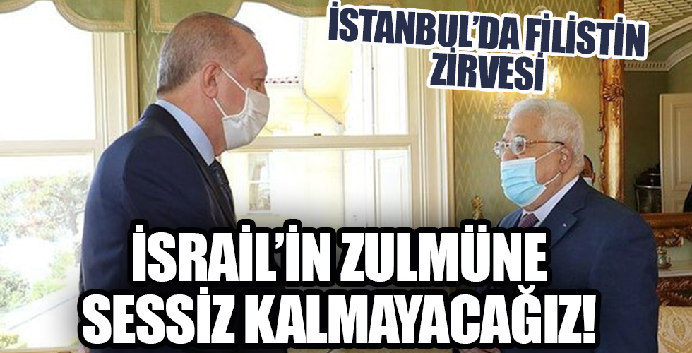 Başkan Erdoğan, Filistin Devlet Başkanı Mahmud Abbas ile görüştü