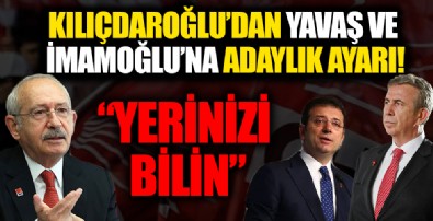 Kılıçdaroğlu'ndan Mansur Yavaş ve Ekrem İmamoğlu'na adaylık ayarı! 'Yerinizi bilin'