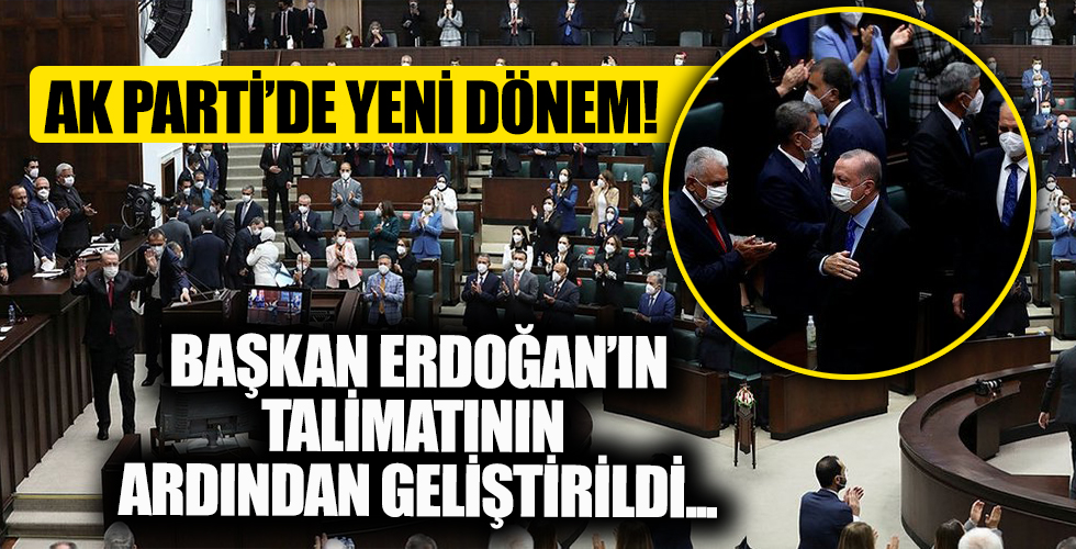 AK Parti'de yeni dönem başlıyor! Başkan Erdoğan talimat vermişti...