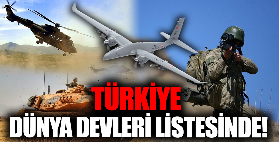 'Dünya savunma devleri' listesine Türkiye damga vurdu!