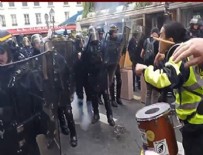 Fransa'da ortalık karıştı! Polisten sert müdahale!