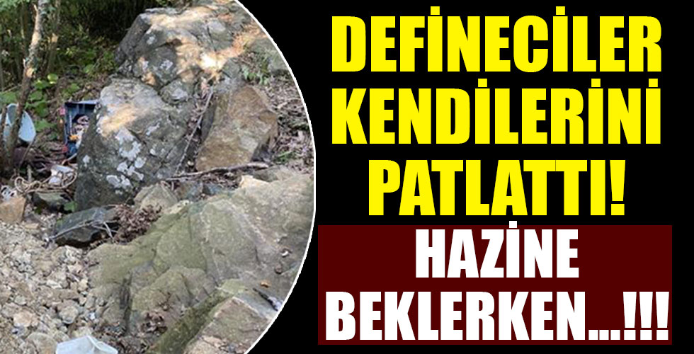 Defineciler kendilerini patlattı!