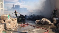 Kahramanmaras'ta Tekstil Fabrikasinda Yangin