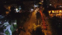 Kirikkale'de 71 Metrelik Dev Türk Bayragi Ile Demokrasi Yürüyüsü
