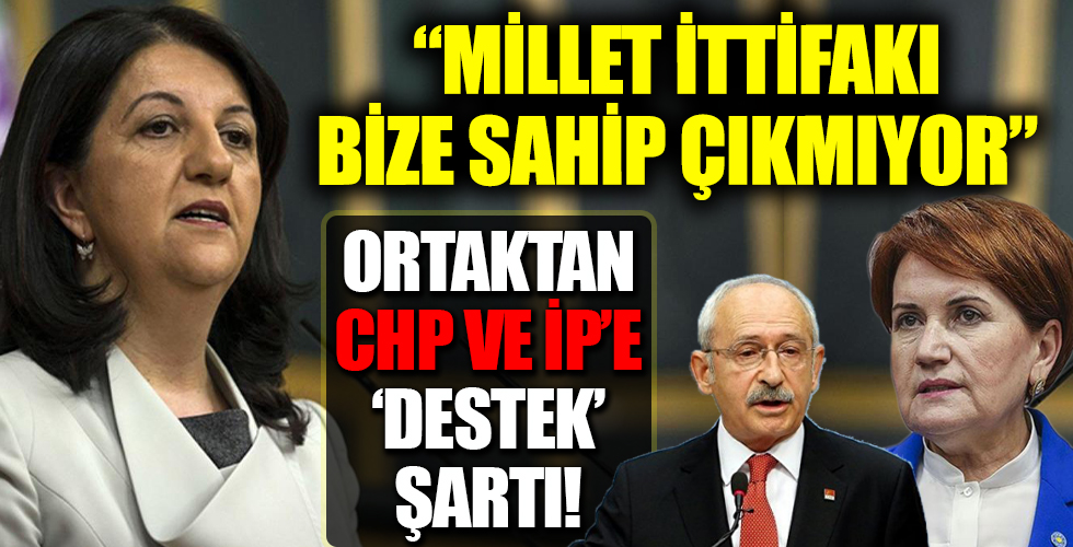 Millet ittifakı bize sahip çıkmıyor!