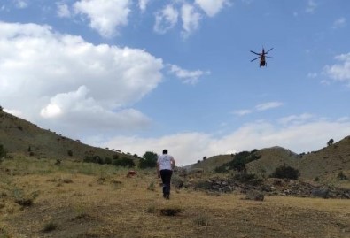 Dagda Rahatsizlanan Çobanin Imdadina Ambulans Helikopter Yetisti
