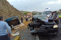 Malatya'da Otomobil Ile Çapa Motoru Çarpisti Açiklamasi 2 Yarali