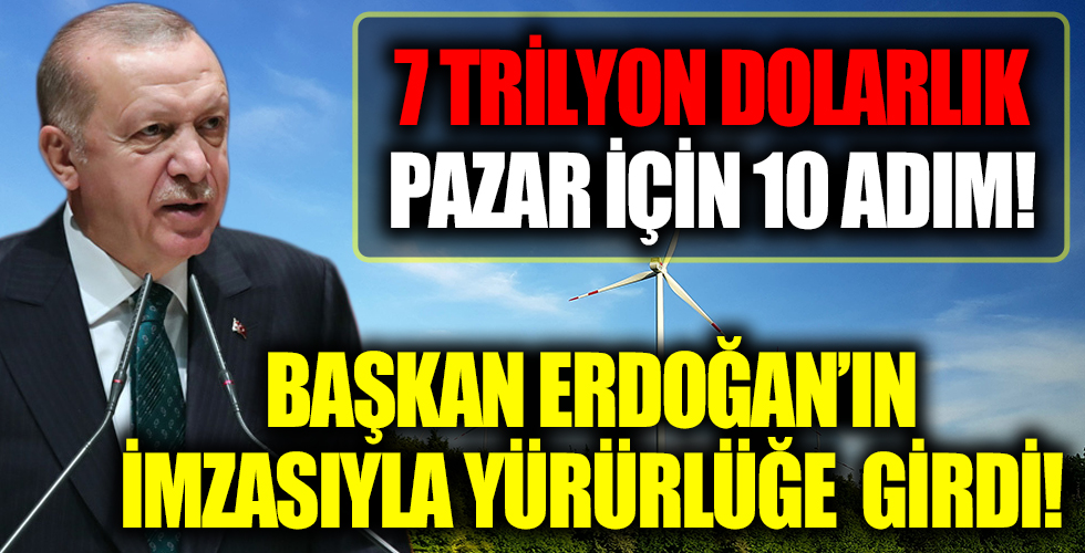 Başkan Erdoğan'ın imzasıyla yürürlüğe girdi! Pazar için 10 adım!