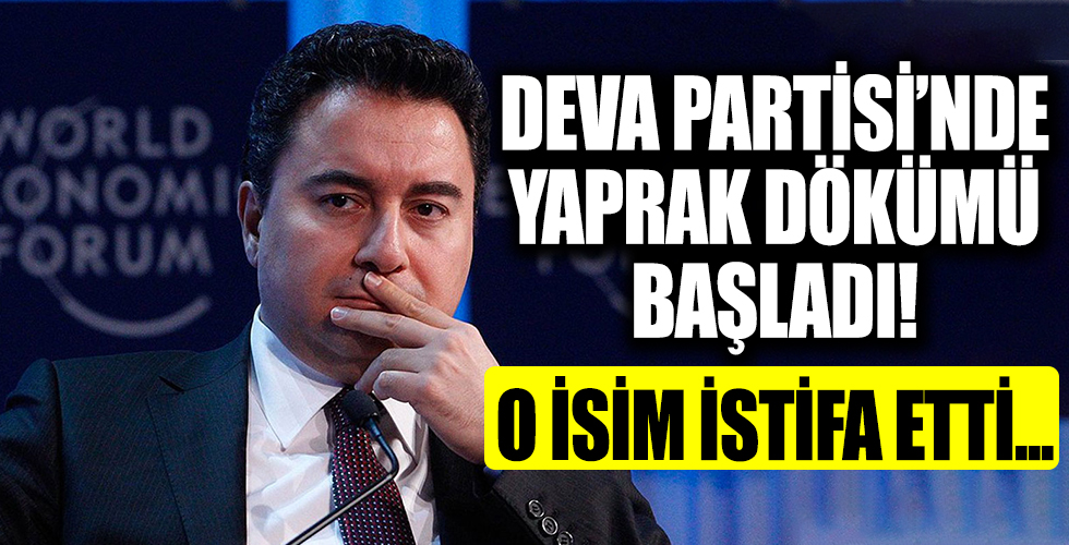 DEVA Partisi'nde istifa depremi! Dağılma başladı...