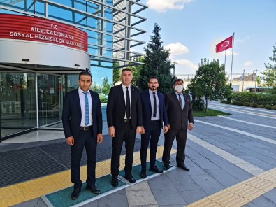 Baskan Deveci Ankara'da