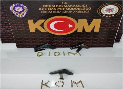 Didim'deki Operasyonda Silah Ele Geçirildi