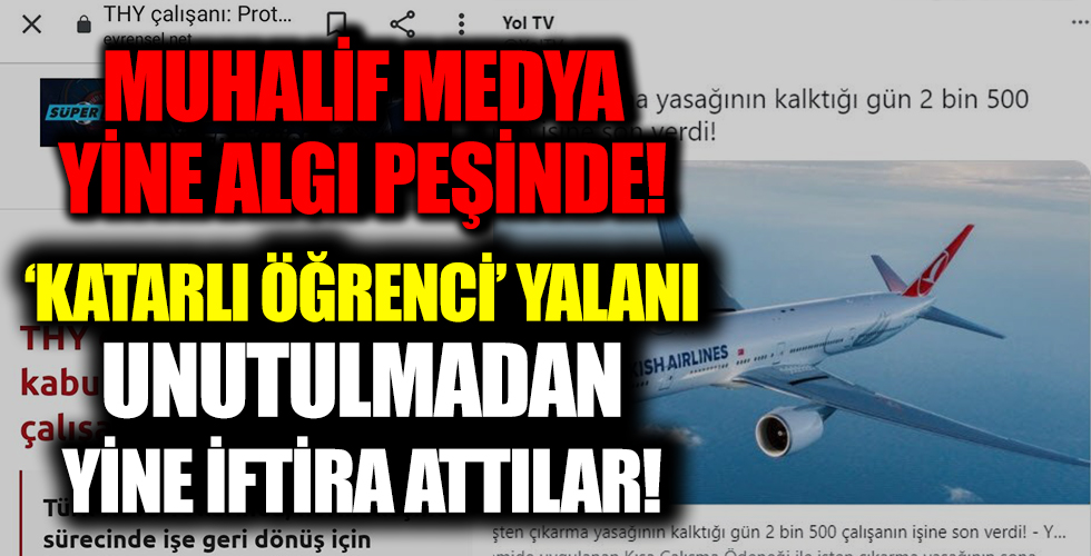 Katar yalanı unutulmadan muhalif medyadan yeni iftira!