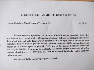 MHP'li Meclis Üyelerinden Esnaf Önergesi