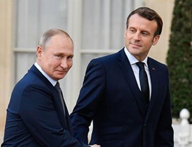 Putin ile Macron görüştü! İşte masadaki konular!