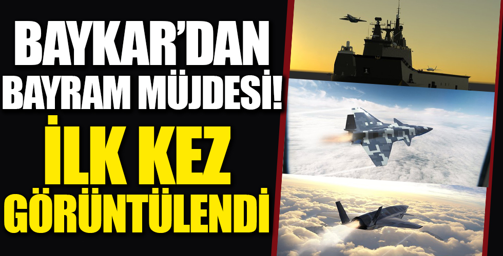 BAYKAR'dan bayram müjdesi! Muharip İnsansız Uçak Sistemi'nin görüntüleri ilk kez paylaşıldı!