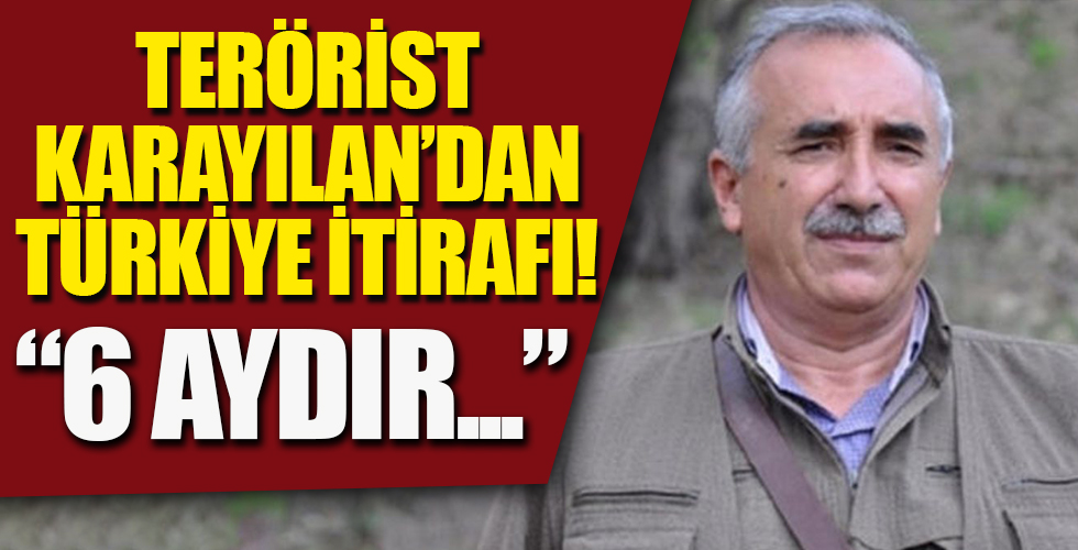 Terör elebaşı Karayılan'dan Pençe harekatı itirafı