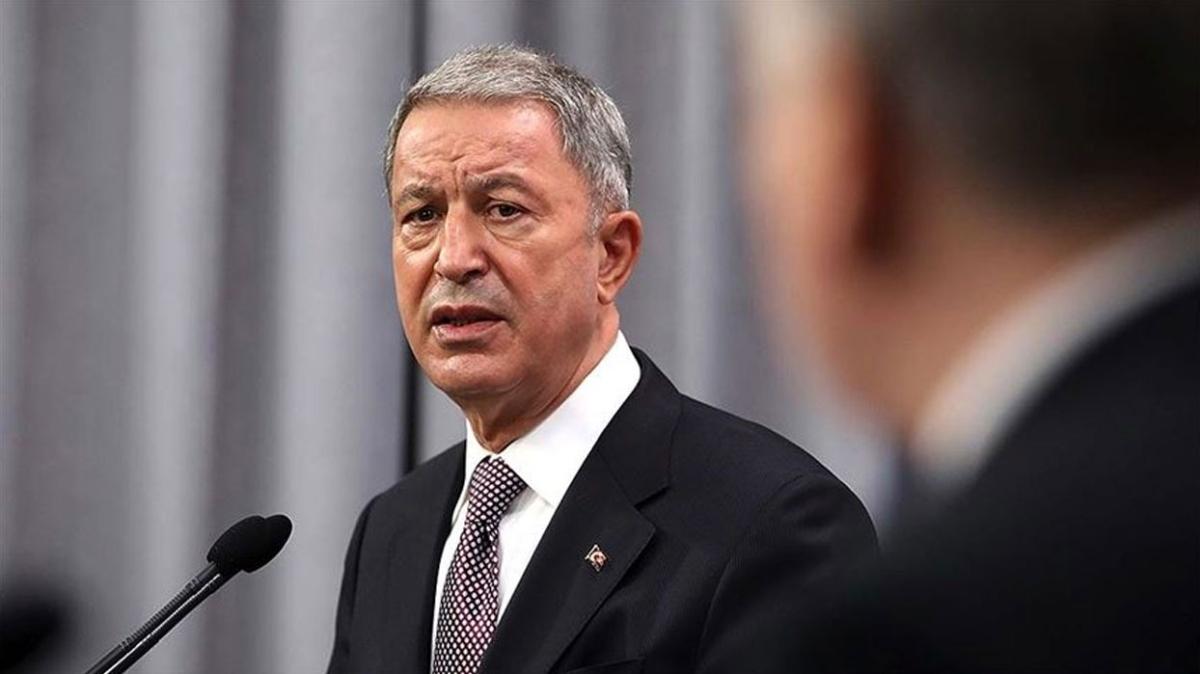 Bakan Akar'dan başsağlığı mesajı!