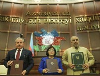 Azerbaycan-Pakistan-Türkiye parlamento başkanları Bakü Beyannamesi'ni kabul etti!