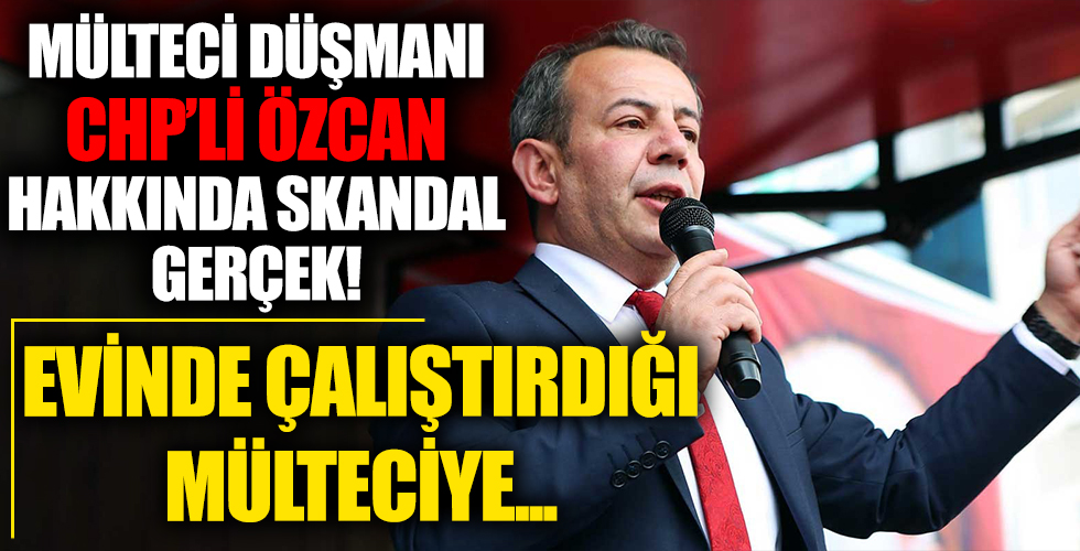 CHP'li Bolu Belediye Başkanı Tanju Özcan evinde çalıştırdığı mülteciye sigorta bile yapmamış!