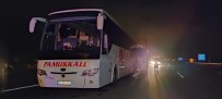 Kuzey Marmara Otoyolunda Kamyon Yolcu Otobüsüne Çarpti Açiklamasi1 Yarali