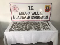 BIZANS - Ankara'da Tarihi Eser Kaçakçilarina Düzenlenen Operasyonda 1016 Sikke, At Heykeli Ve Yüzük Yakalandi