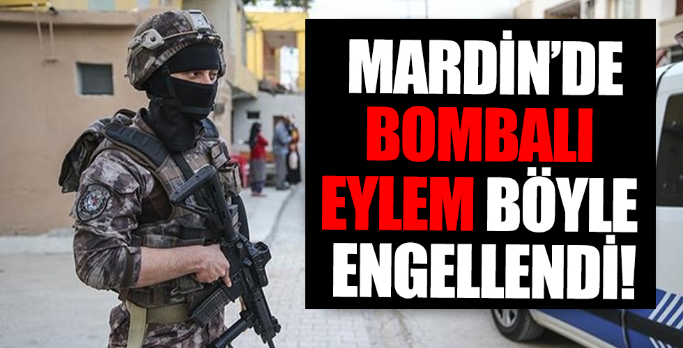 Mardin'de bombalı eylem hazırlığındaki terörist 2 kilogram plastik patlayıcı ile yakalandı