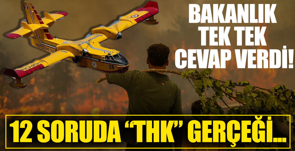 İşte 12 soruda THK uçakları gerçeği: Bakanlık tek tek yanıt verdi...