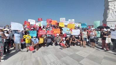 Izmirli Depremzedelerden 'Emsal Artisi' Eylemi