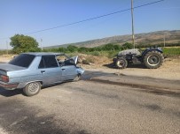 Otomobil Ile Traktör Çarpisti Açiklamasi 1 Yarali