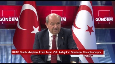 KKTC Cumhurbaskani Tatar Açiklamasi 'Cumhurbaskani Recep Tayyip Erdogan Kararliligini Bir Kez Daha Ortaya Koymustur'